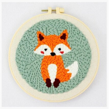 Punch needle kit - Fox Punch needle kit - Fox