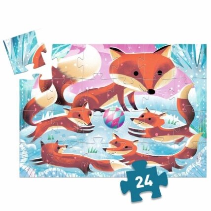 Djeco Silhouette puzzle Little Fox, 24 pcs. 1 Djeco Silhouette puzzle Little Fox, 24 pcs. 1