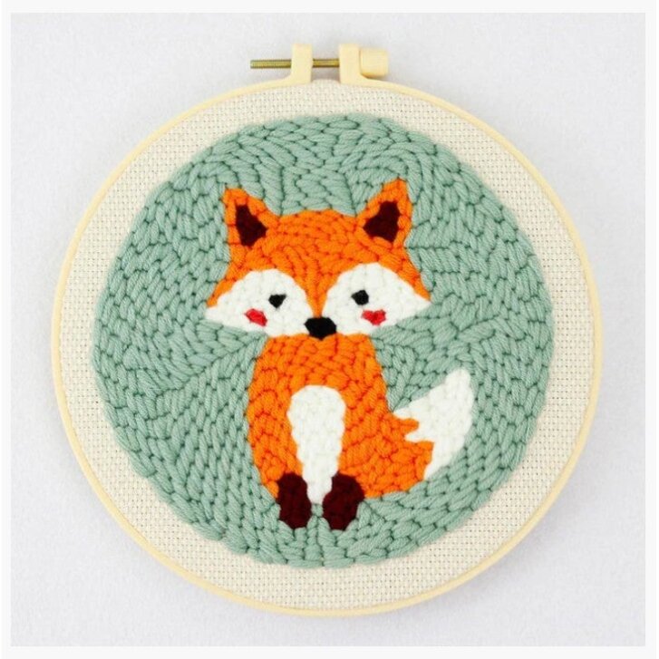Punch needle kit - Fox Punch needle kit - Fox