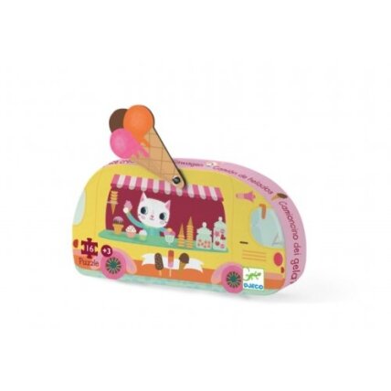 Djeco puzzle - Ice Cream Truck, 16 pcs. Djeco puzzle - Ice Cream Truck, 16 pcs.
