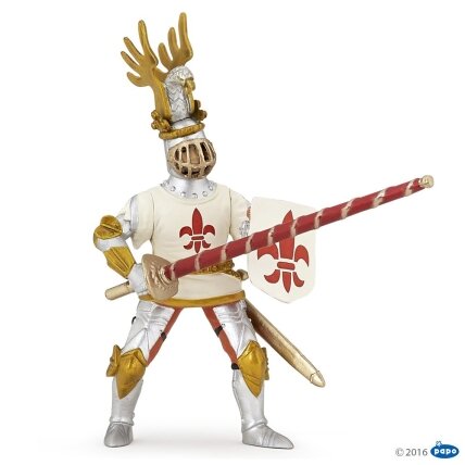 White knight fleur de lys White knight fleur de lys