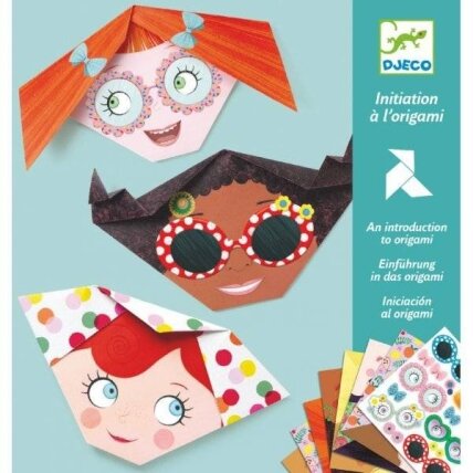 Djeco origami kit - Pretty Faces Djeco origami kit - Pretty Faces