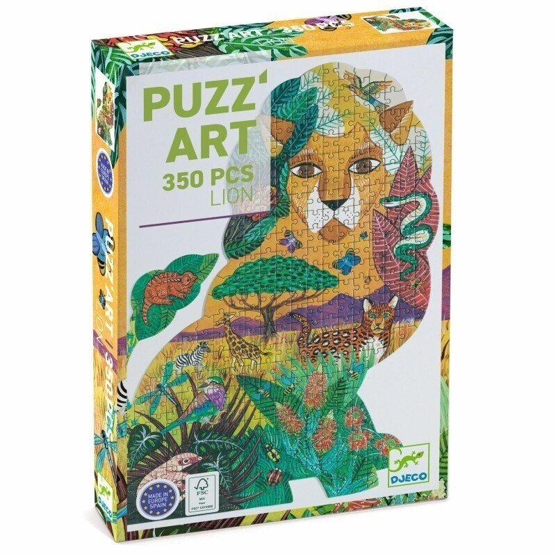 Djeco PUZZ'Art puzzle - Lion, 350 pcs. Djeco PUZZ'Art puzzle - Lion, 350 pcs.