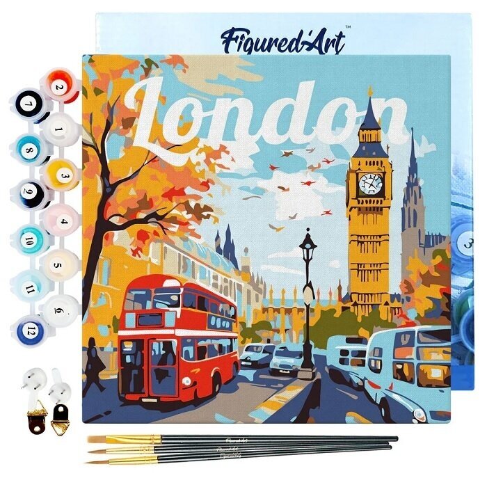 Tapybos pagal skaičius rinkinys - Londonas