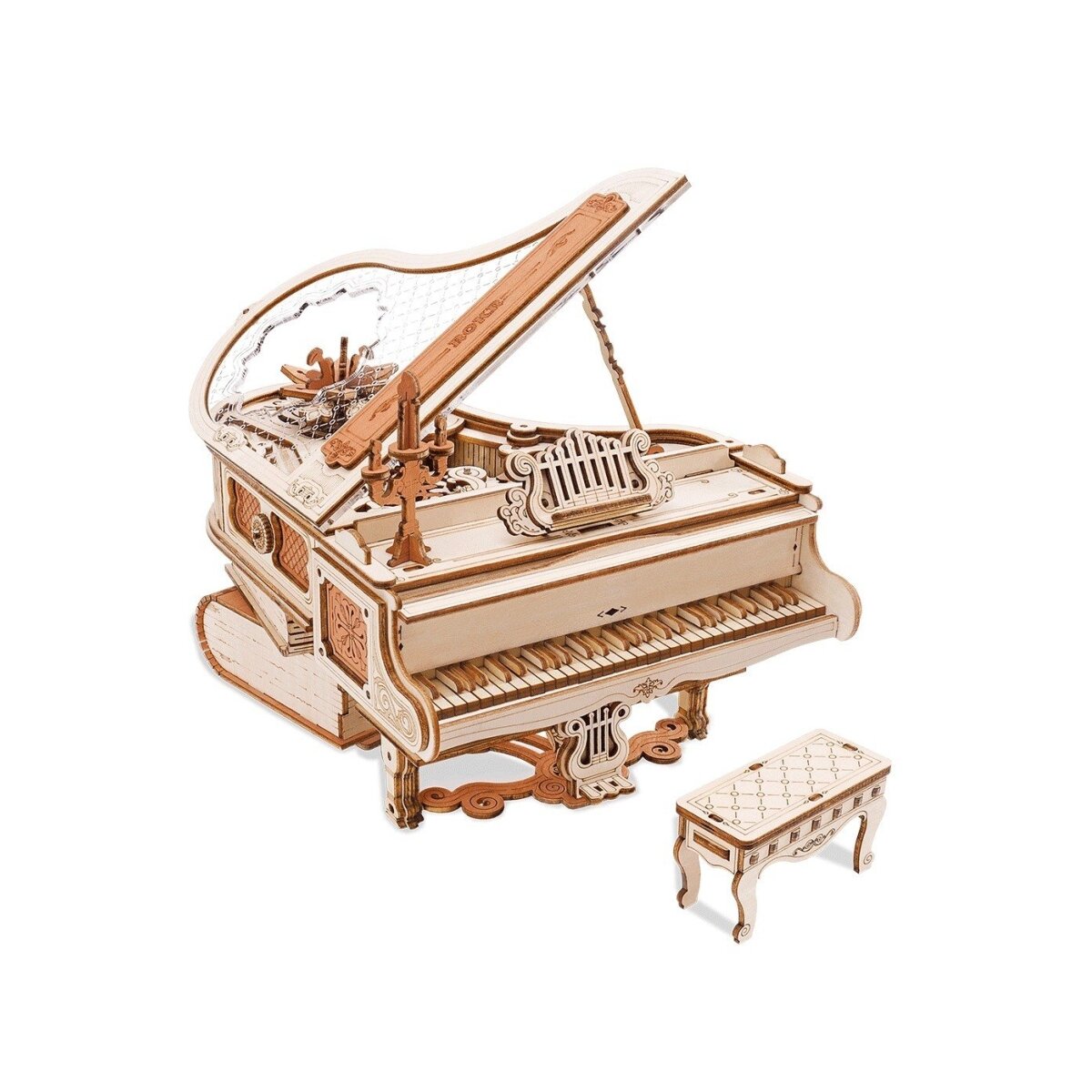 Wooden 3D puzzle - Magic Piano Wooden 3D puzzle - Magic Piano