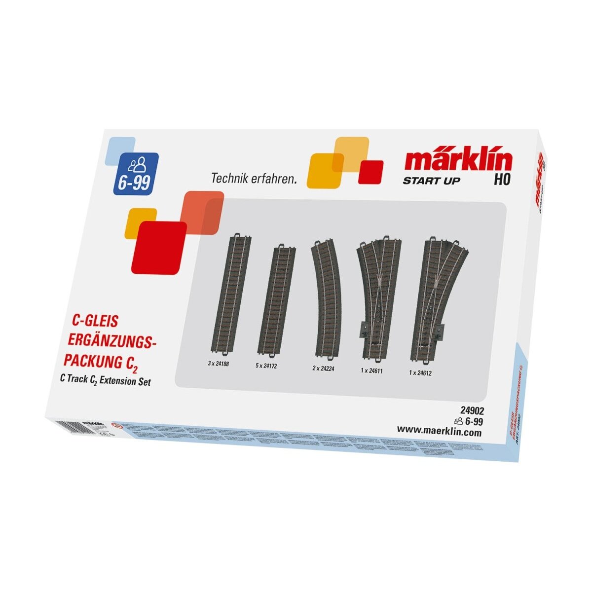 Marklin C Track C2 Extension Set Marklin C Track C2 Extension Set