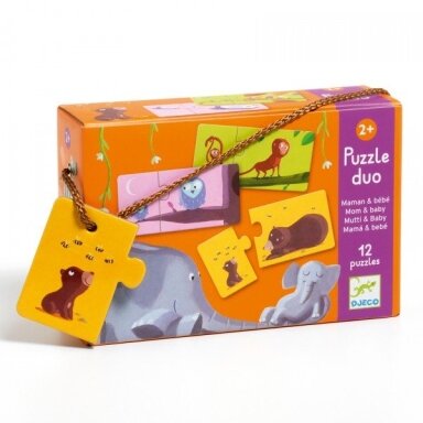 Djeco Duo puzzle - Mom and Baby, 24 pcs. Djeco Duo puzzle - Mom and Baby, 24 pcs.