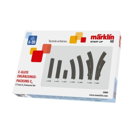 Marklin C Track C4 Track Extension Set Marklin C Track C4 Track Extension Set