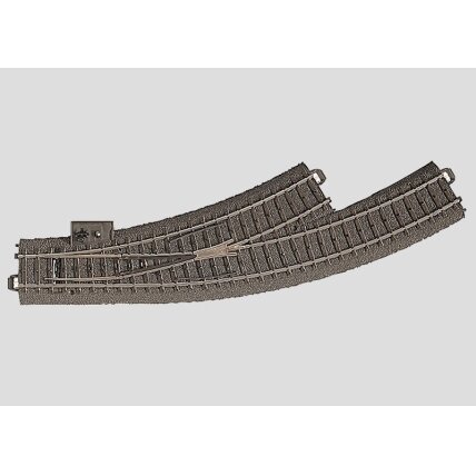 Marklin C R1 Left Curved Turnout 30° Marklin C R1 Left Curved Turnout 30°