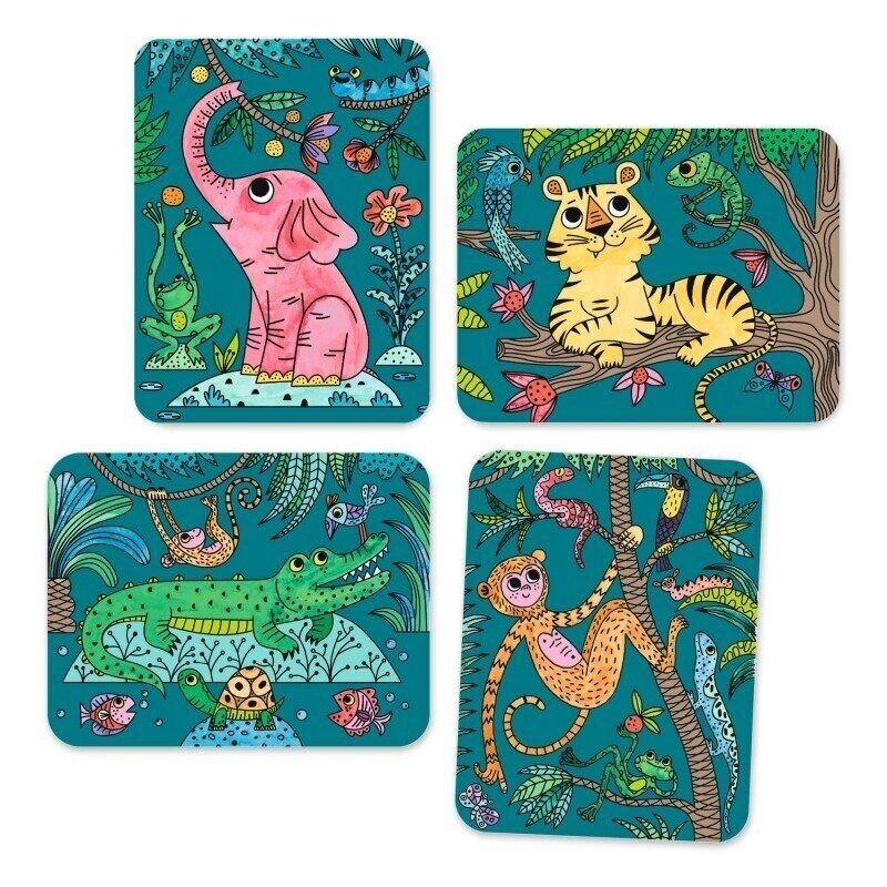 Magic reveal painting – In the Jungle 4 Magic reveal painting – In the Jungle 4