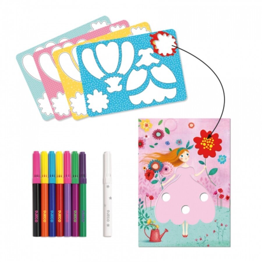 Magic colouring - Marie's Pretty Dresses 1 Magic colouring - Marie's Pretty Dresses 1