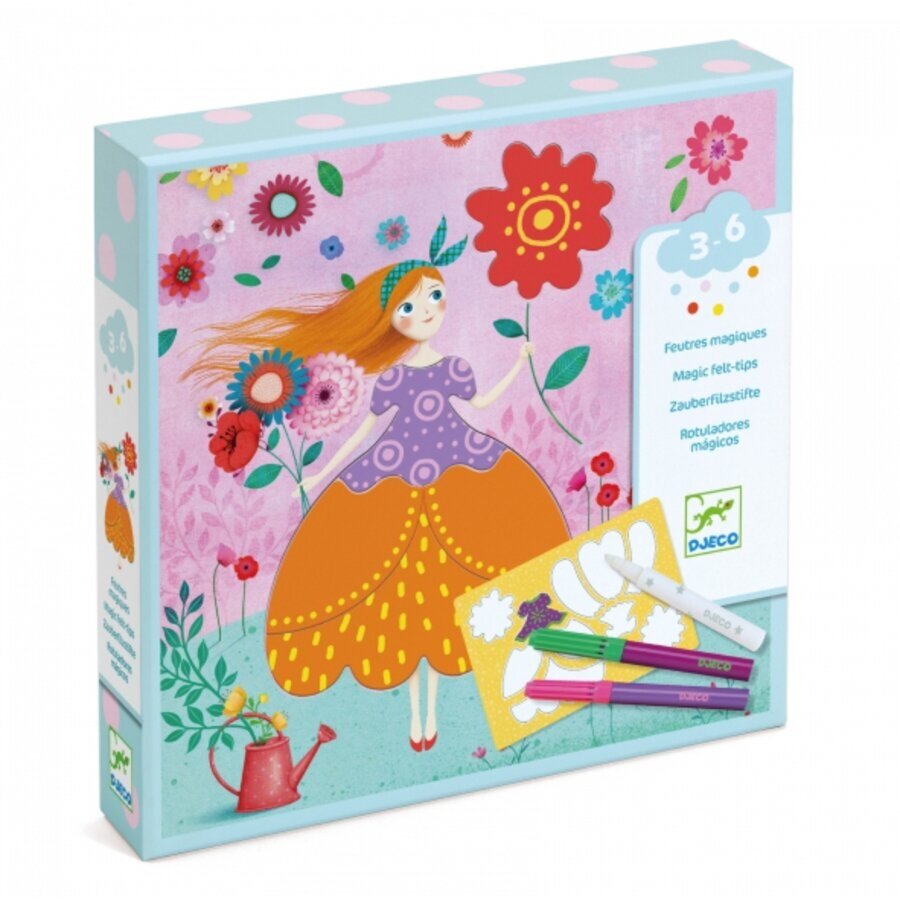 Magic colouring - Marie's Pretty Dresses Magic colouring - Marie's Pretty Dresses