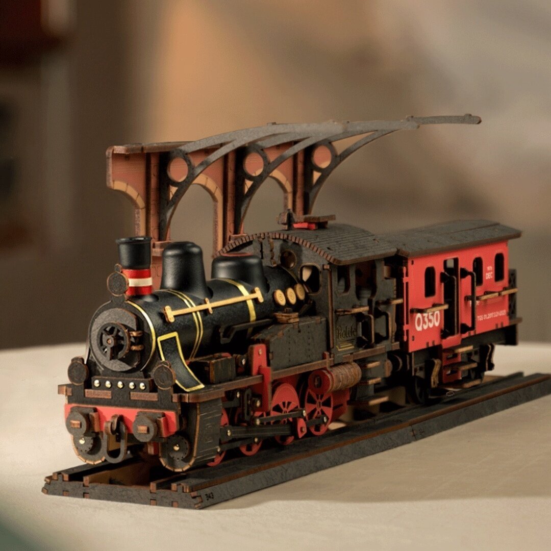 Wooden 3D puzzle - Steam Journey 3