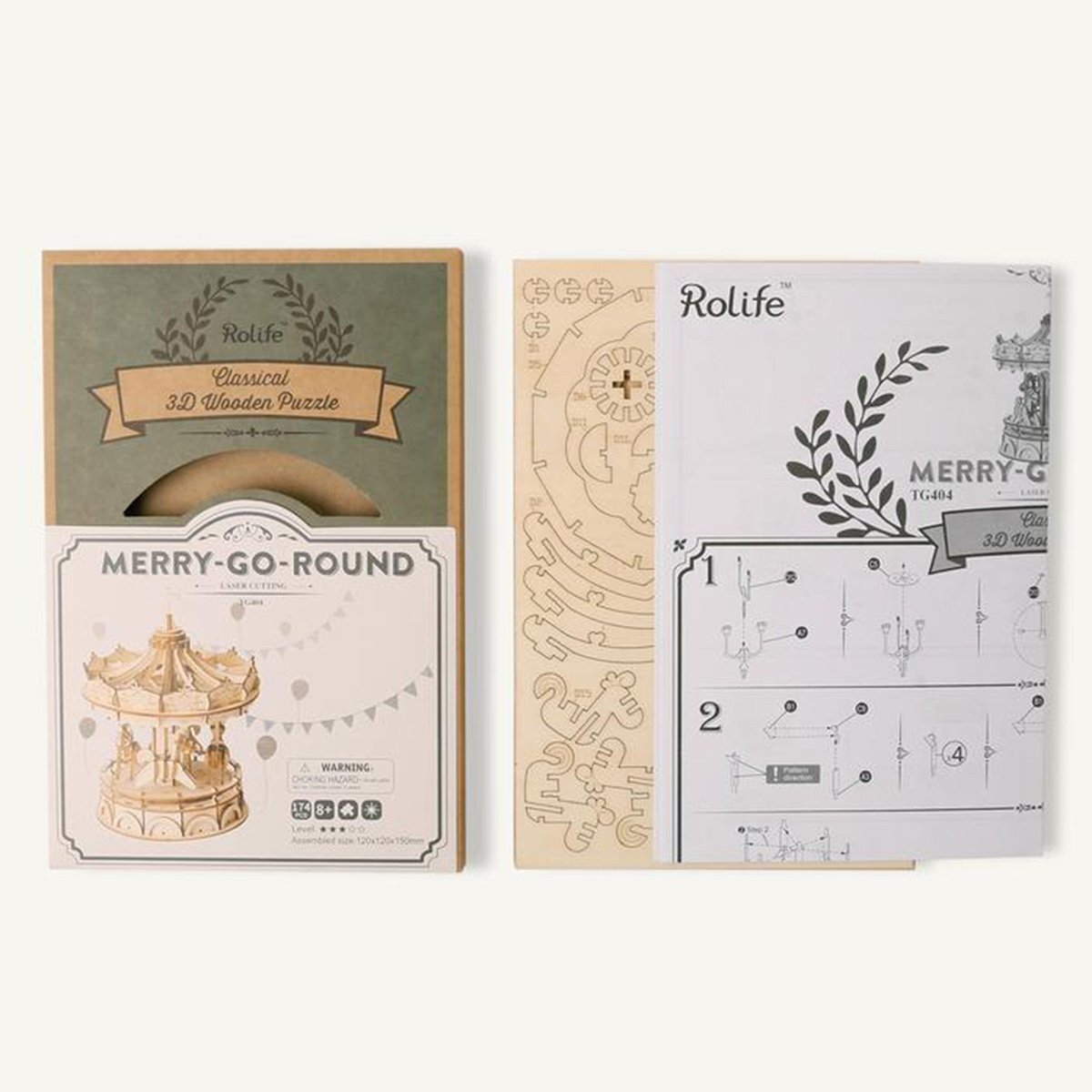3D Wooden puzzle - Merry-Go-Round 2 3D Wooden puzzle - Merry-Go-Round 2