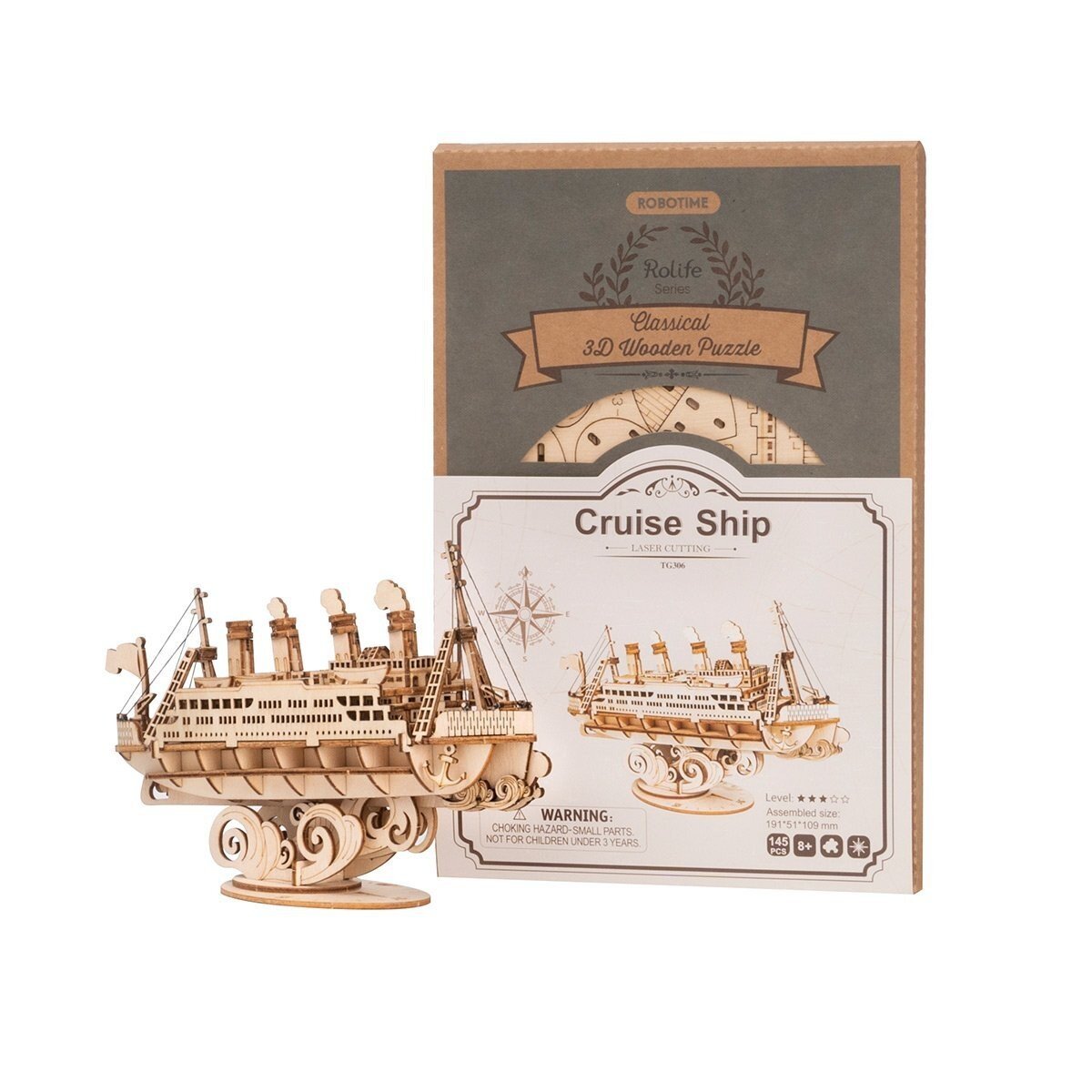 Wooden 3D puzzle - Cruise Ship 2 Wooden 3D puzzle - Cruise Ship 2
