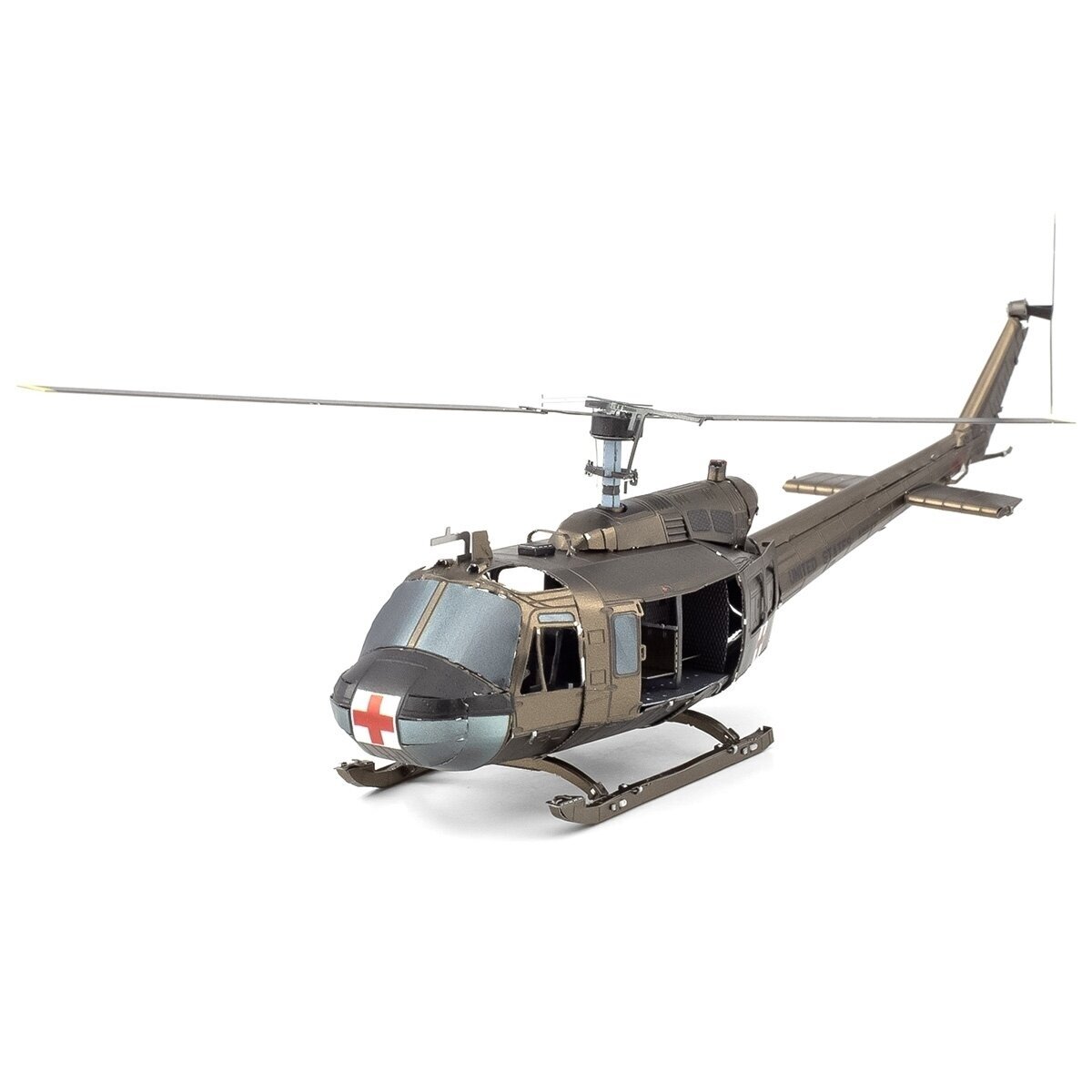 Metal 3D puzzle - Bell UH-1 Huey helicopter 1 Metal 3D puzzle - Bell UH-1 Huey helicopter 1
