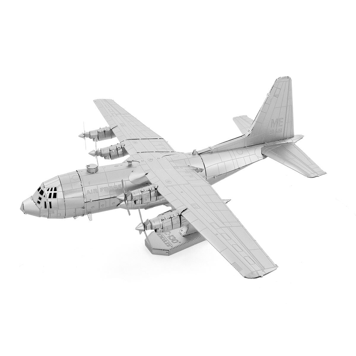 Metal 3D puzzle - Lockheed Martin C-130 Hercules 1