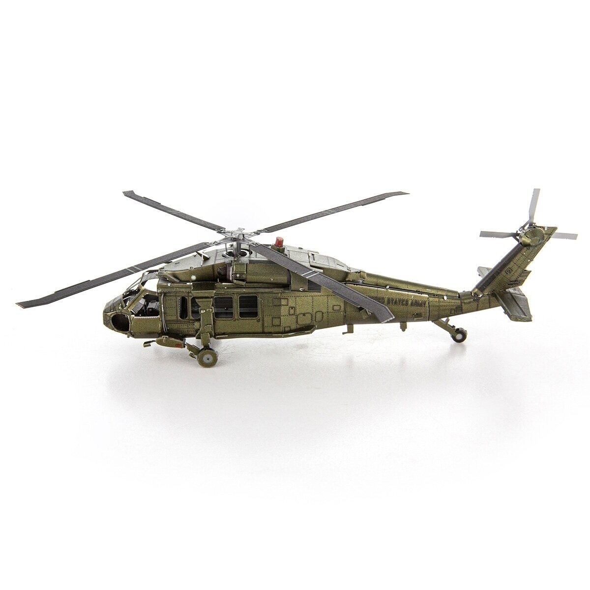 Metalinė 3D dėlionė - Sikorsky UH-60 Black Hawk sraigtasparnis 3