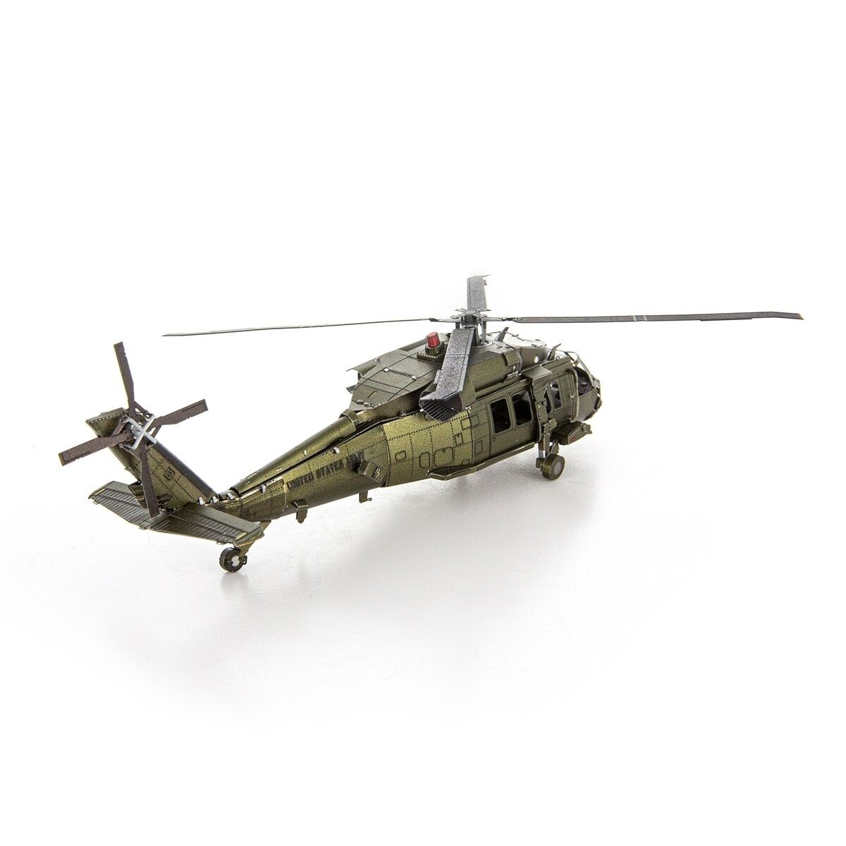 Metalinė 3D dėlionė - Sikorsky UH-60 Black Hawk sraigtasparnis 2