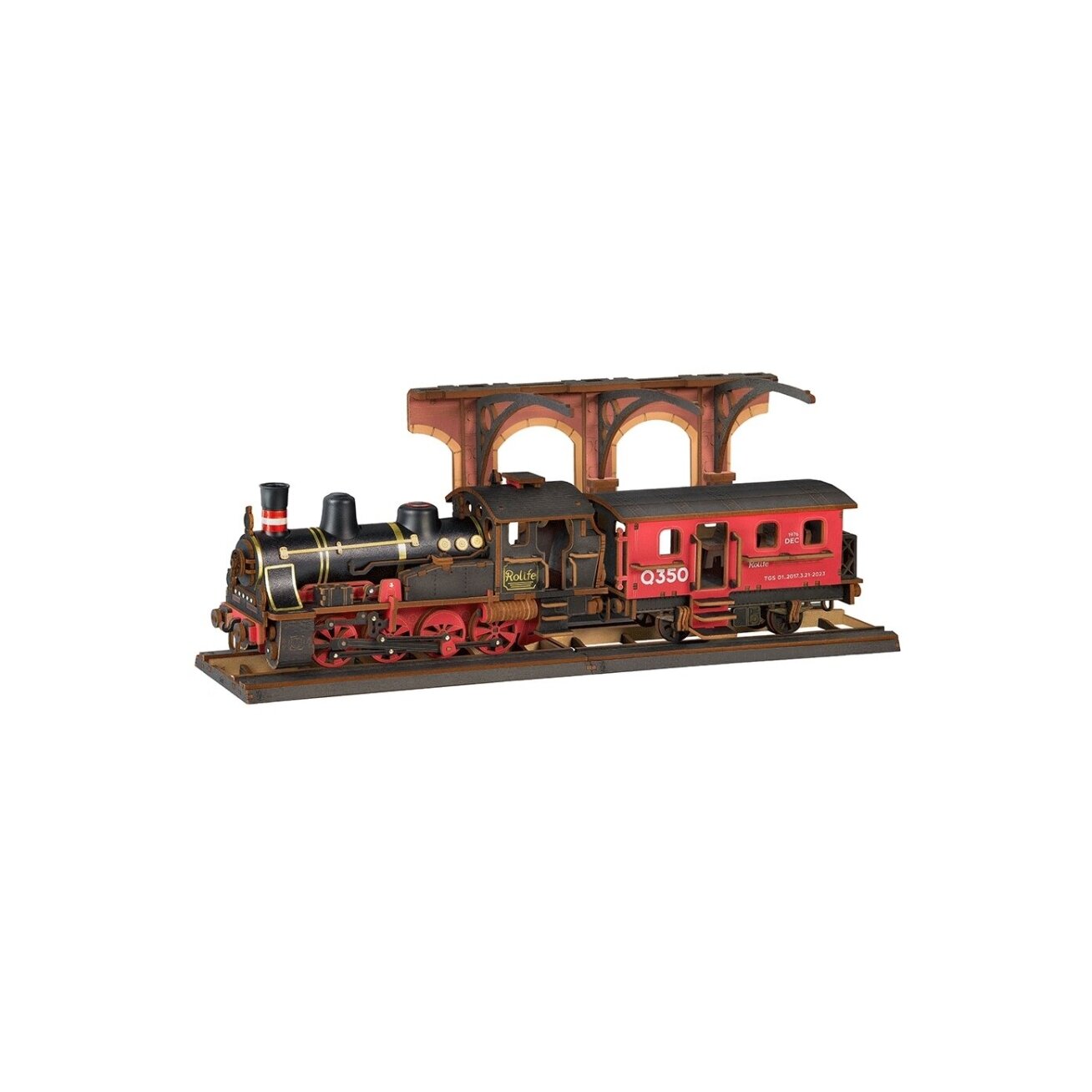 Wooden 3D puzzle - Steam Journey