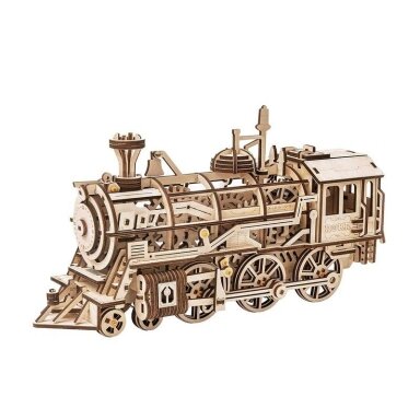 Wooden 3D puzzle - Locomotive Wooden 3D puzzle - Locomotive