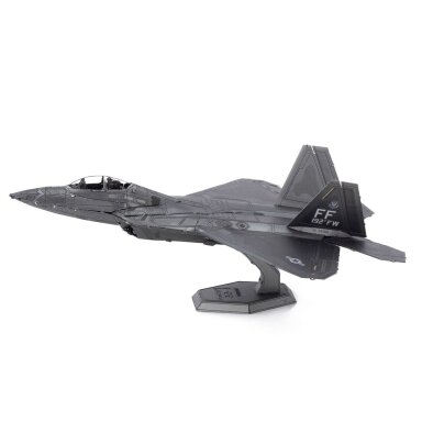 Metalinė 3D dėlionė - Lockheed Martin F-22 Raptor lėktuvas