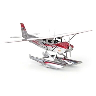 Metalinė 3D dėlionė - Cessna 182 floatplane lėktuvas