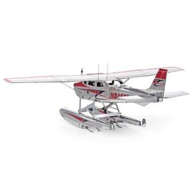 Metalinė 3D dėlionė - Cessna 182 floatplane lėktuvas