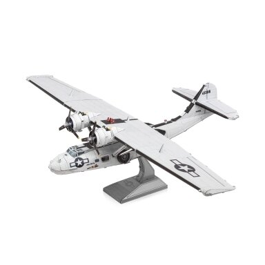 Metalinė 3D dėlionė - Consolidated PBY Catalina lėktuvas
