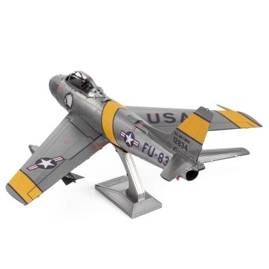Metalinė 3D dėlionė - F-86 Sabre lėktuvas