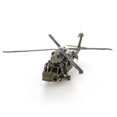 Metalinė 3D dėlionė - Sikorsky UH-60 Black Hawk sraigtasparnis