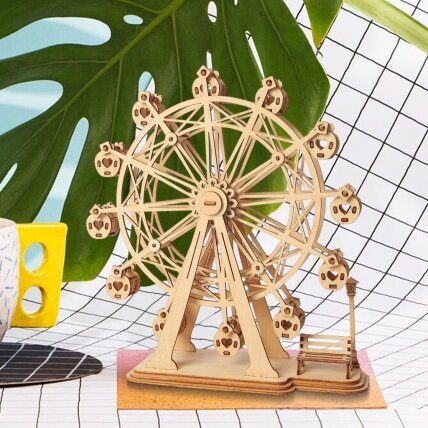 3D Wooden puzzle - Ferris Wheel 1 3D Wooden puzzle - Ferris Wheel 1