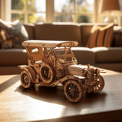 Wooden 3D puzzle - Vintage Car 1 Wooden 3D puzzle - Vintage Car 1