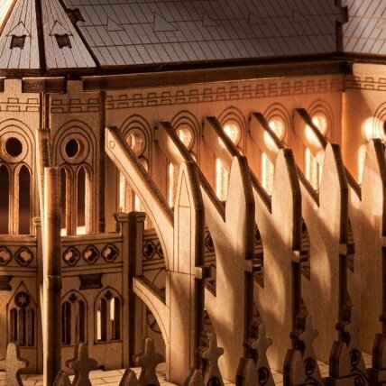 Wooden 3D puzzle - Paris Cathedral 2 Wooden 3D puzzle - Paris Cathedral 2