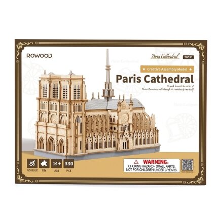 Wooden 3D puzzle - Paris Cathedral 3 Wooden 3D puzzle - Paris Cathedral 3