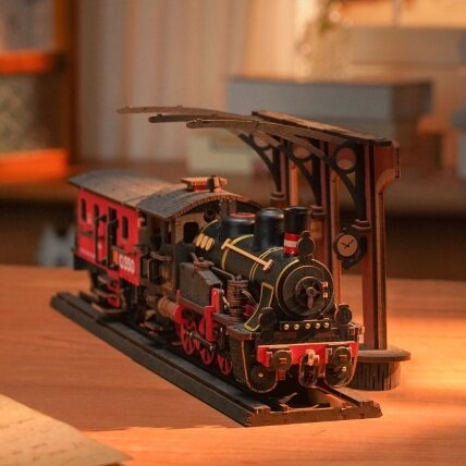 Wooden 3D puzzle - Steam Journey 1