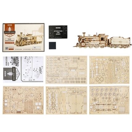 Wooden 3D puzzle - Prime Steam Express 2 Wooden 3D puzzle - Prime Steam Express 2