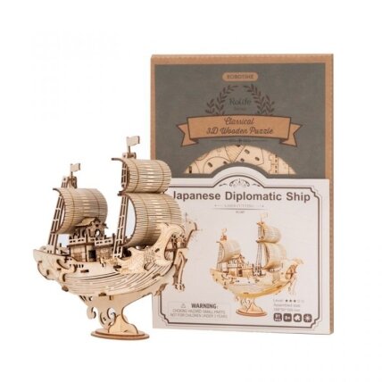 Wooden 3D puzzle - Japanese Diplomat Ship 2 Wooden 3D puzzle - Japanese Diplomat Ship 2