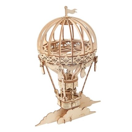Wooden 3D puzzle - Hot Air Balloon Wooden 3D puzzle - Hot Air Balloon