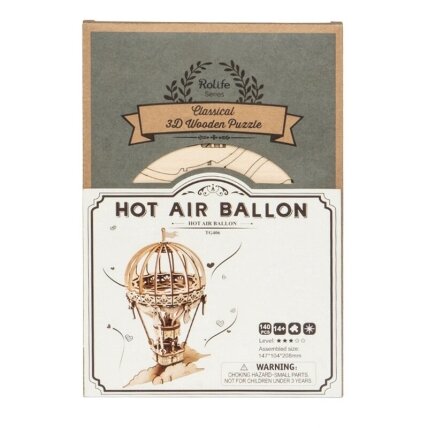 Wooden 3D puzzle - Hot Air Balloon 2 Wooden 3D puzzle - Hot Air Balloon 2