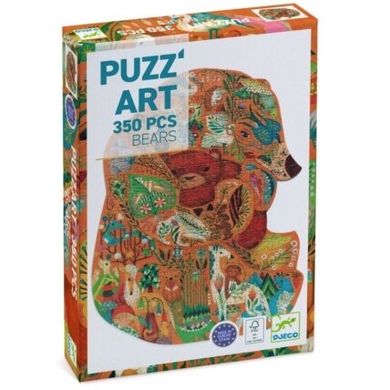 Djeco PUZZ'Art puzzle - Bears, 350 pcs. Djeco PUZZ'Art puzzle - Bears, 350 pcs.