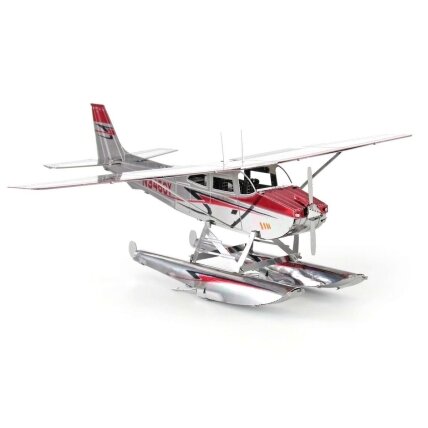 Metal 3D puzzle - Cessna 182 floatplane Metal 3D puzzle - Cessna 182 floatplane