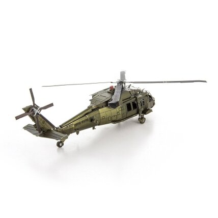 Metalinė 3D dėlionė - Sikorsky UH-60 Black Hawk sraigtasparnis 2