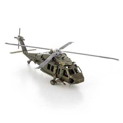 Metalinė 3D dėlionė - Sikorsky UH-60 Black Hawk sraigtasparnis