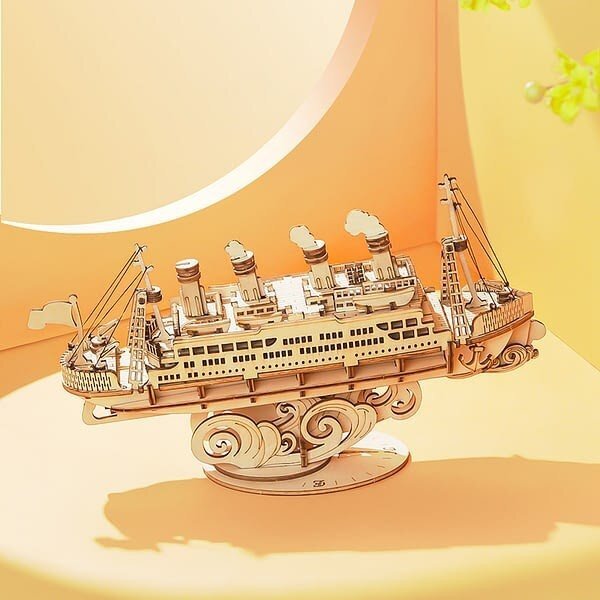 Wooden 3D puzzle - Cruise Ship 1 Wooden 3D puzzle - Cruise Ship 1