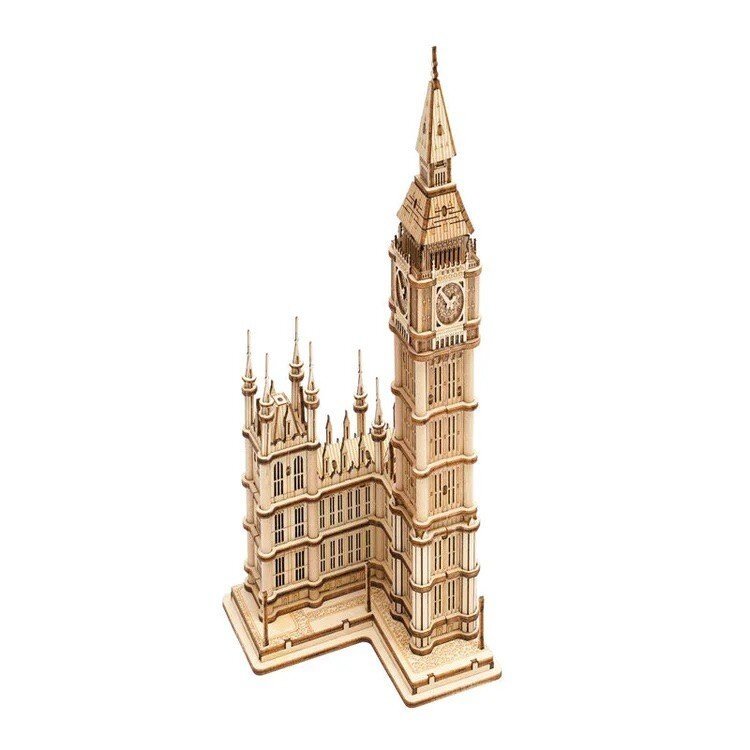 Wooden 3D puzzle with lights - Big Ben Wooden 3D puzzle with lights - Big Ben