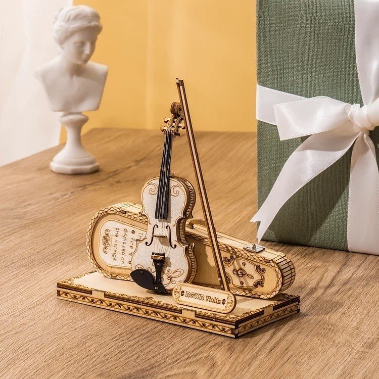 Wooden 3D puzzle - Violin 1 Wooden 3D puzzle - Violin 1