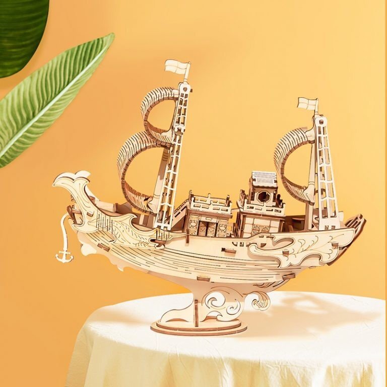 Wooden 3D puzzle - Japanese Diplomat Ship 1 Wooden 3D puzzle - Japanese Diplomat Ship 1