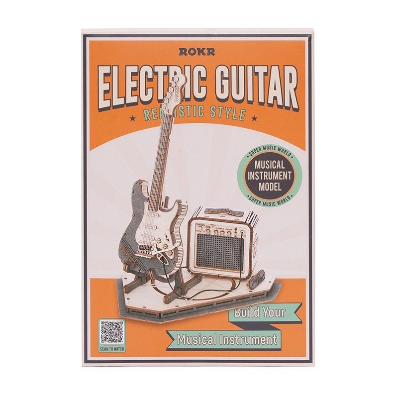 Wooden 3D Electric Guitar puzzle 2 Wooden 3D Electric Guitar puzzle 2