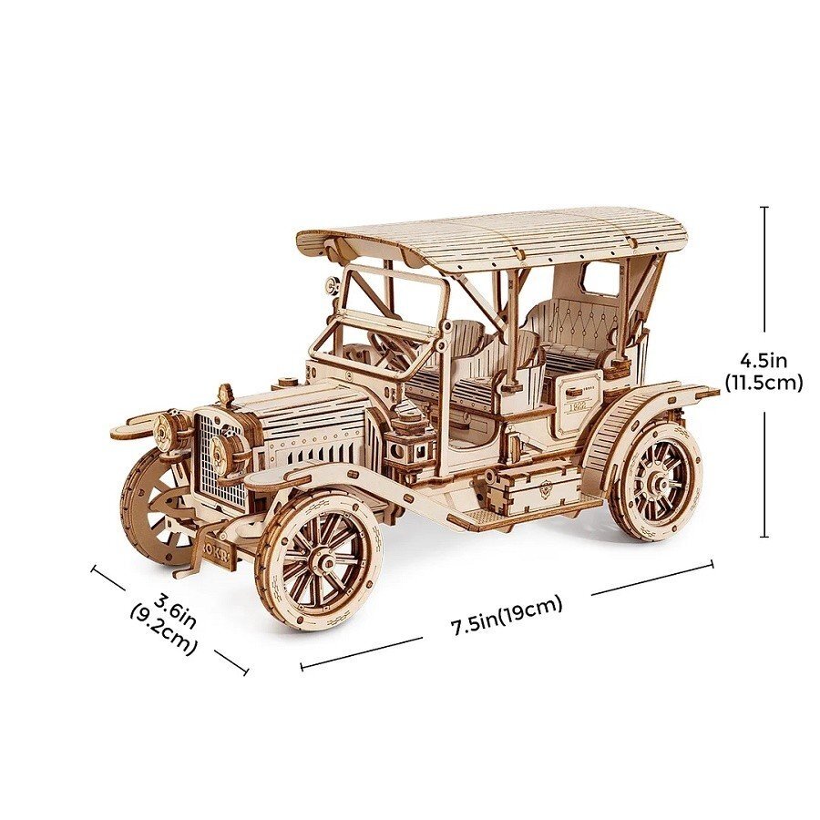 Wooden 3D puzzle - Vintage Car 3 Wooden 3D puzzle - Vintage Car 3